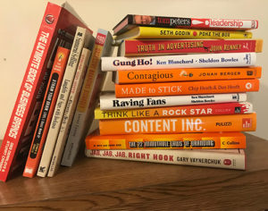 Marketing books from Randi Alterman's library
