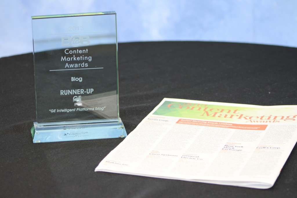 Marketing award for Randi Alterman and GE blog
