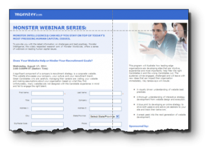 Monster.com leadership webinar series